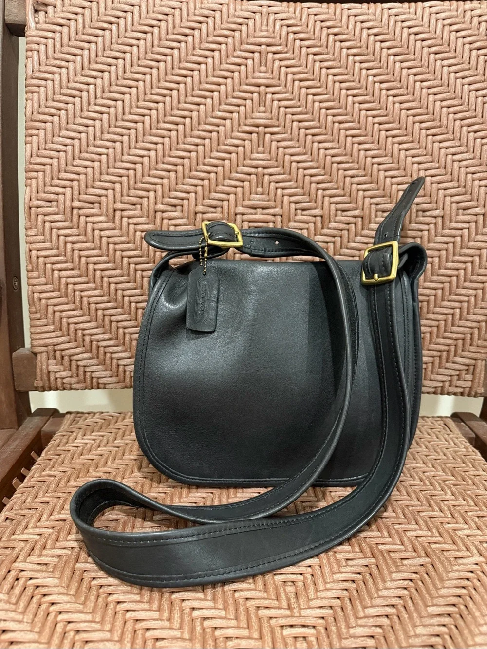 Vintage Coach 9144 LEGACY Studio Flap Leather Crossbody Bag